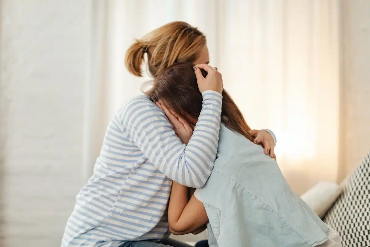 mère triste