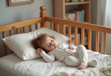 Tenue pour enfant de 2 ans au lit : quoi choisir pour des nuits paisibles ? Bebe endormi dans son lit avec ambiance douce et chaleureuse