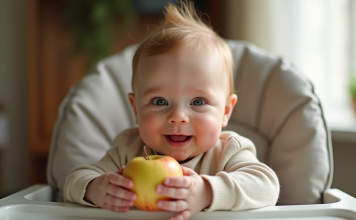 Fruits pour bébé de 5 mois : peut-on donner des fruits à grignoter à un nourrisson ?