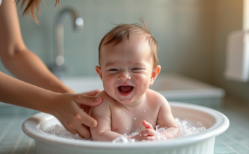 Fréquence bain nouveau-né : Quand et comment ?