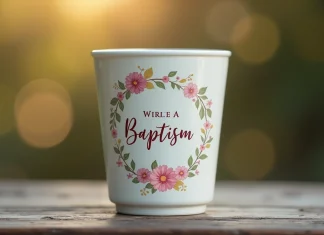 L’art de concevoir le gobelet personnalisé pour un baptême mémorable